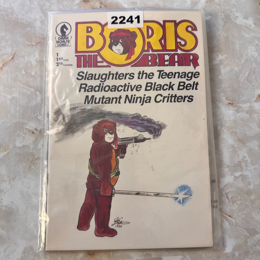 Dark Horse Boris the Bear Comic Book Lot Issues 1 2 3 Satire Vintage 1986 - Picture 12 of 12
